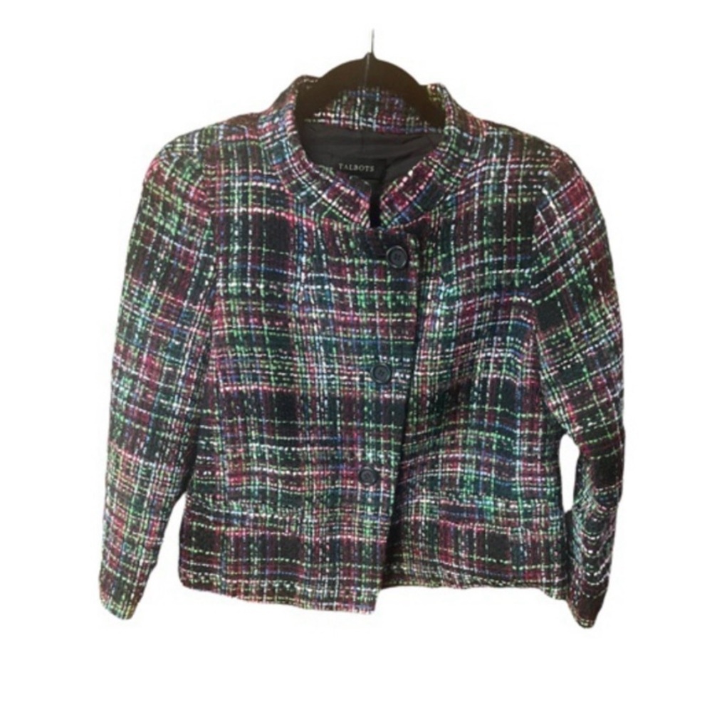 Talbots Tweed Cropped Jacket - Picture 2 of 6